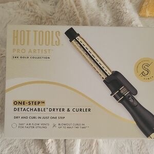 New In Box. Hot Tools Pro Artist 24K Gold Dryer & Curler
